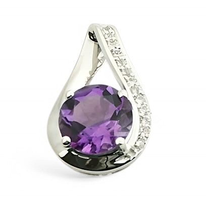 2CT Mystic Twilight Amethyst Pendant - GEMPARA