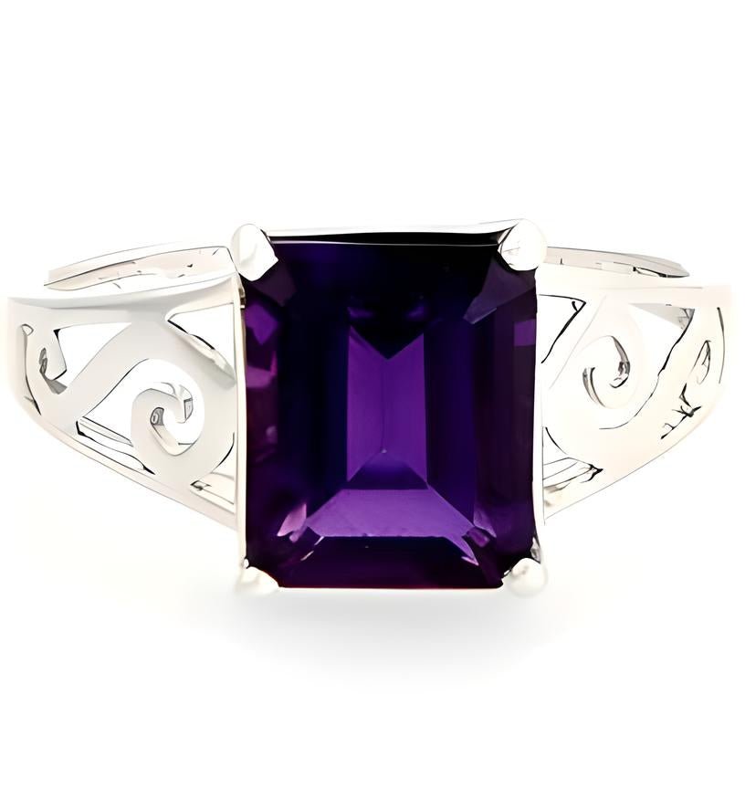 1 CT Amethyst Octo Ring - GEMPARA
