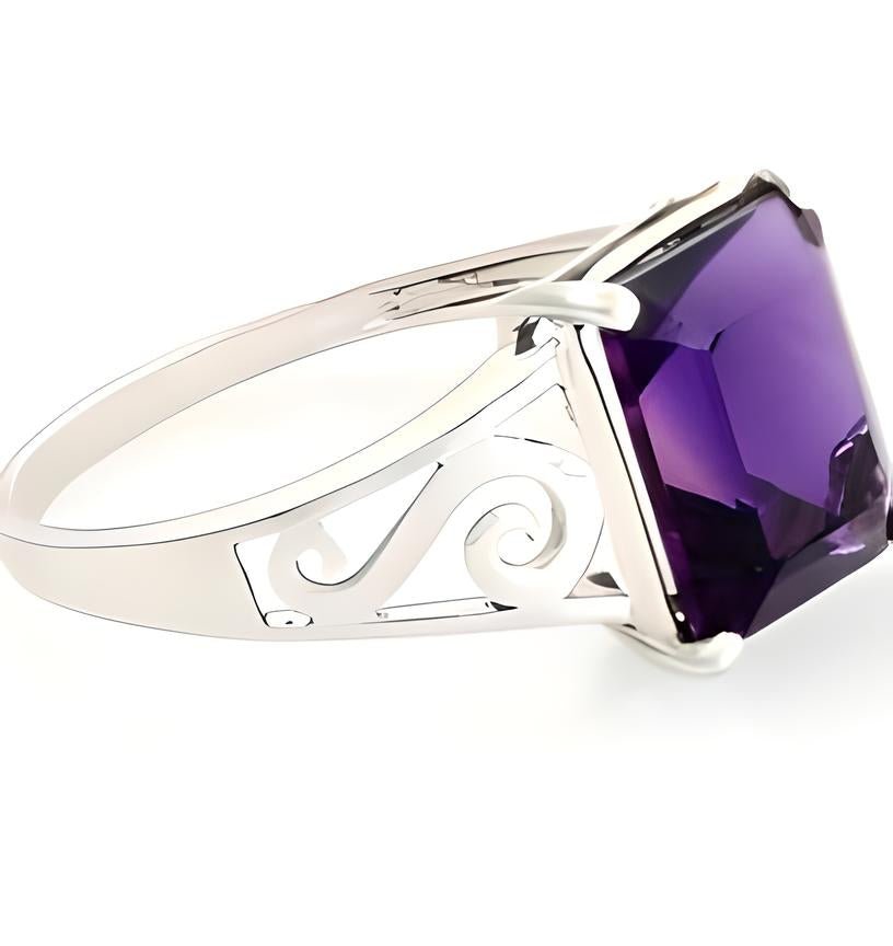 1 CT Amethyst Octo Ring - GEMPARA