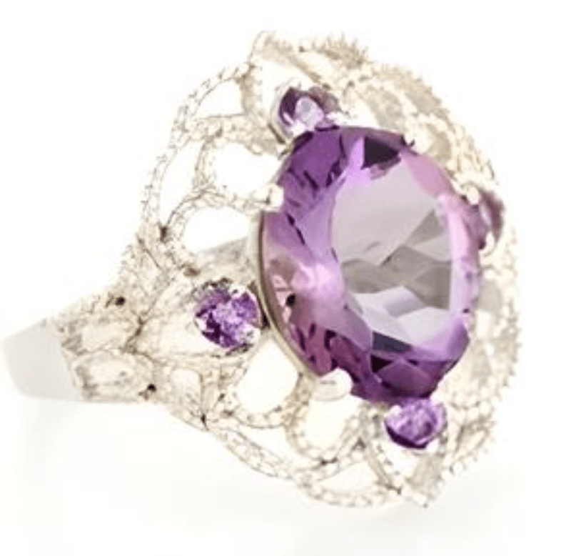 1 CT Amethyst Ring - GEMPARA