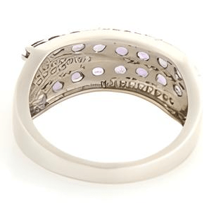 1 CT Round Flowing Amethyst Ring - GEMPARA