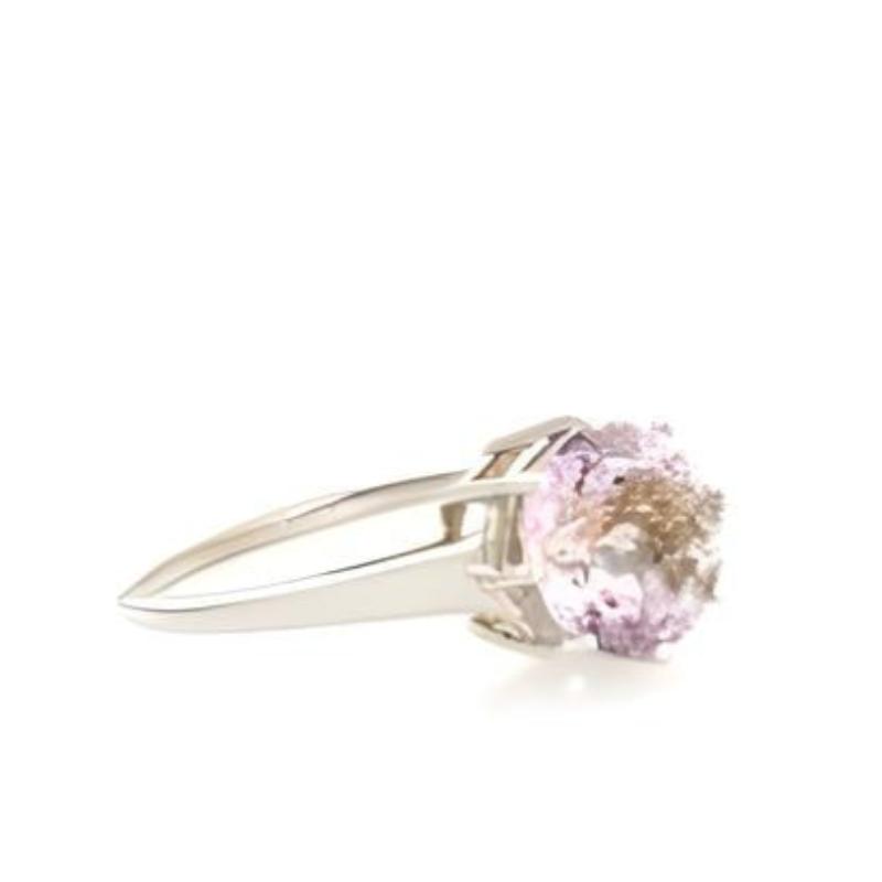 1 CT Round Pink Amethyst Ring - GEMPARA
