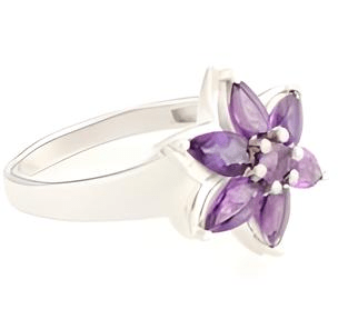 1.50CT Pear Amethyst Phlox Ring - GEMPARA