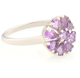 1C Pear Amethyst Dame Ring - GEMPARA
