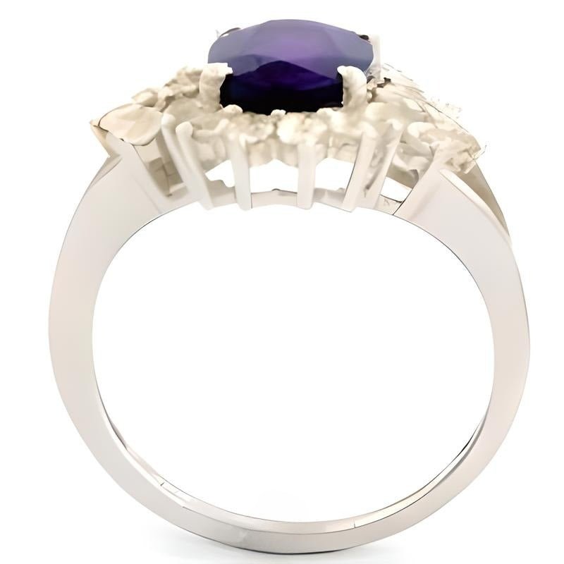 1CT Amethyst Halo Ring - GEMPARA
