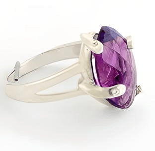 1CT Marquise African Amethyst Wrap Ring - GEMPARA
