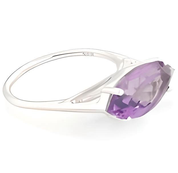 1CT Marquise Amethyst Ring - GEMPARA
