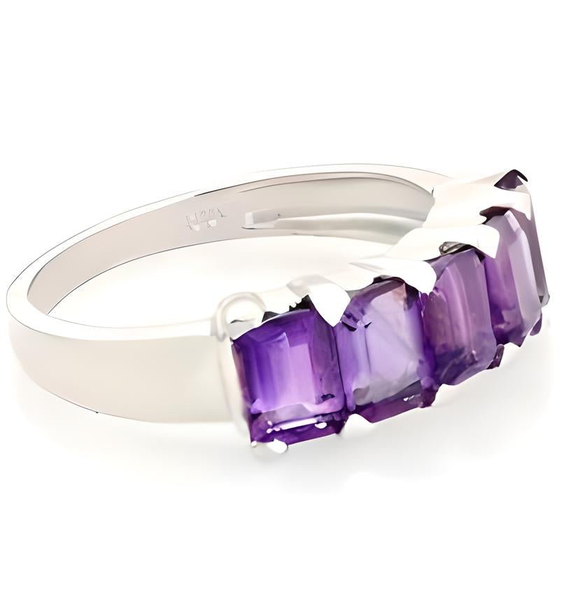 1CT Octo Amethyst Ring - GEMPARA