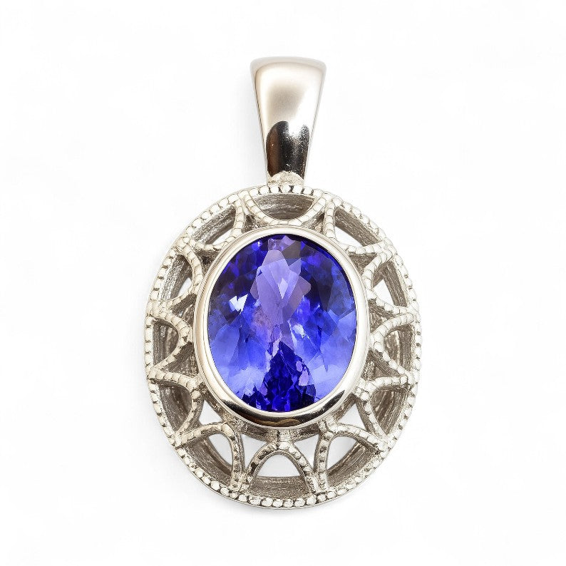 Ethereal Majesty Tanzanite Pendant - GEMPARA