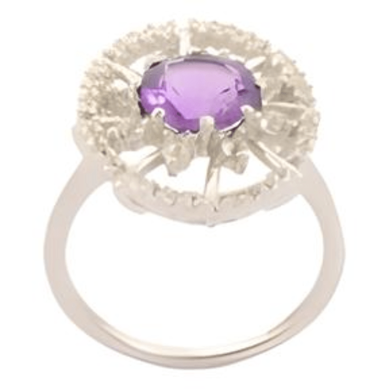 2CT Oval Amethyst Cluster Ring (Copy) - GEMPARA