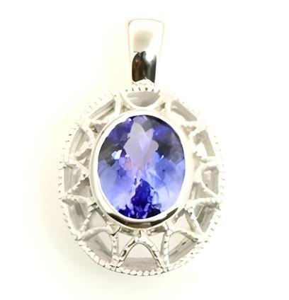 8CT Ethereal Majesty Tanzanite Pendant - GEMPARA