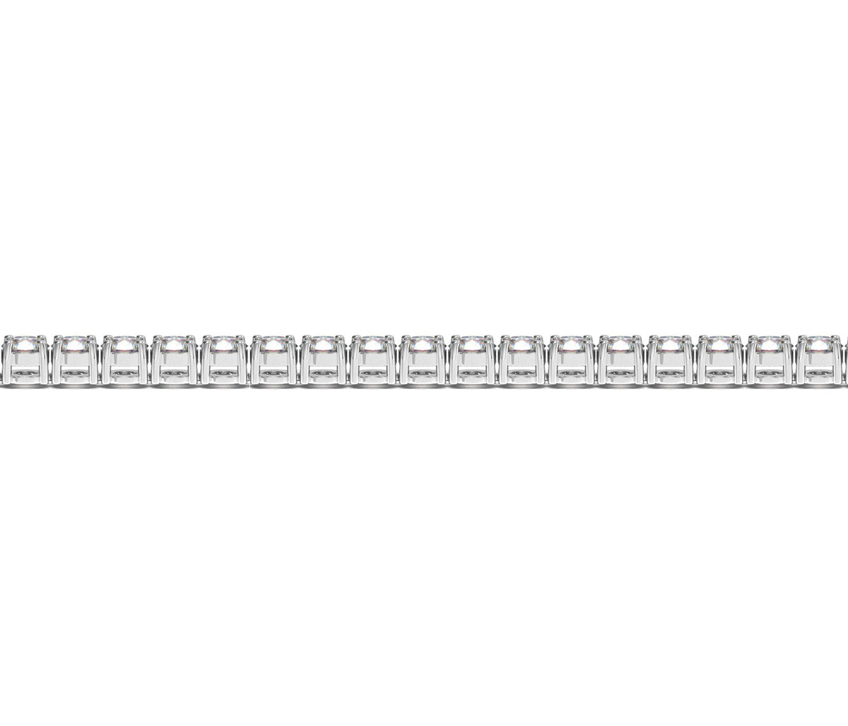 Lab Grown Round Diamond Tennis Bracelet in 14k White Gold (7 cctw F/G  VS2/SI1)