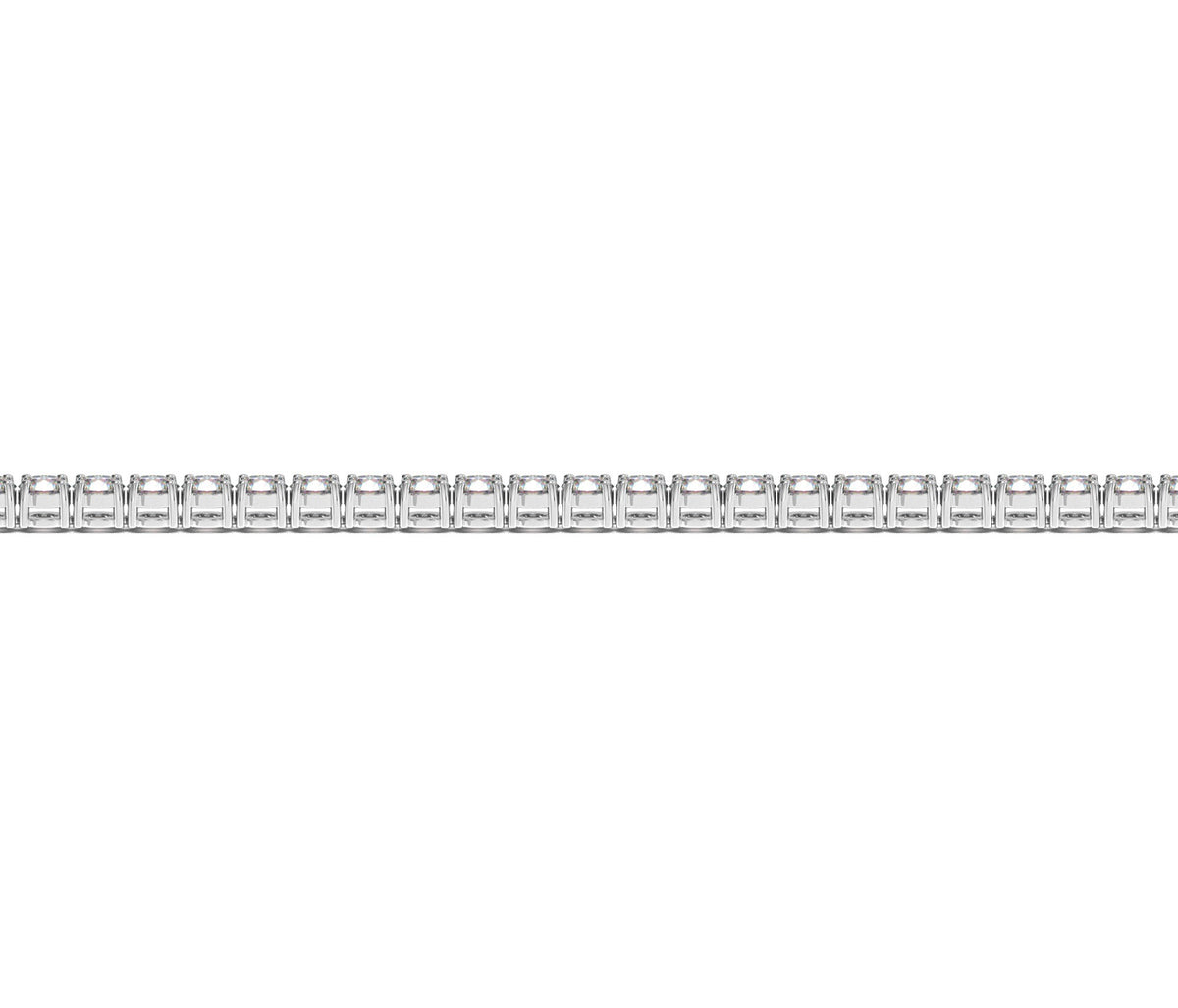 Lab Grown Round Diamond Tennis Bracelet in 14k White Gold (3 cctw F/G  VS2/SI1)
