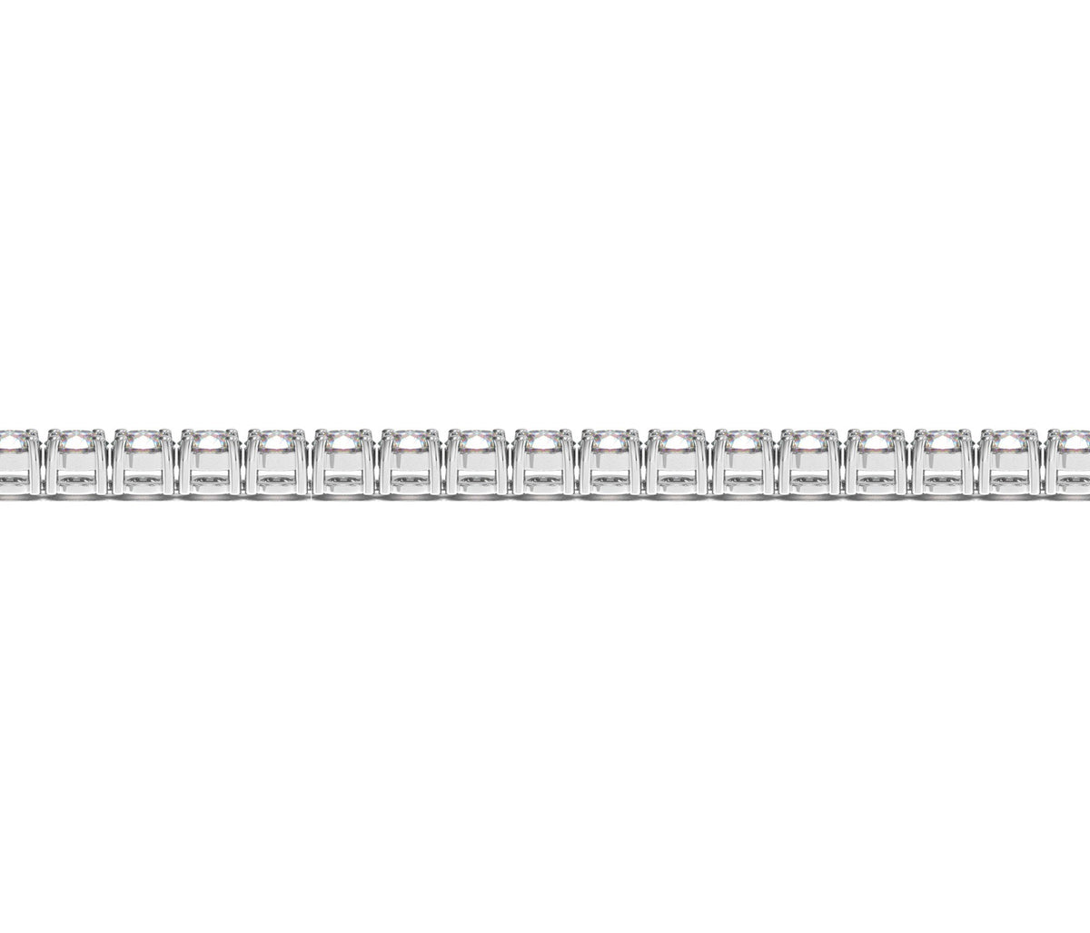 Lab Grown Round Diamond Tennis Bracelet in 14k White Gold (6 cctw F/G  VS2/SI1)