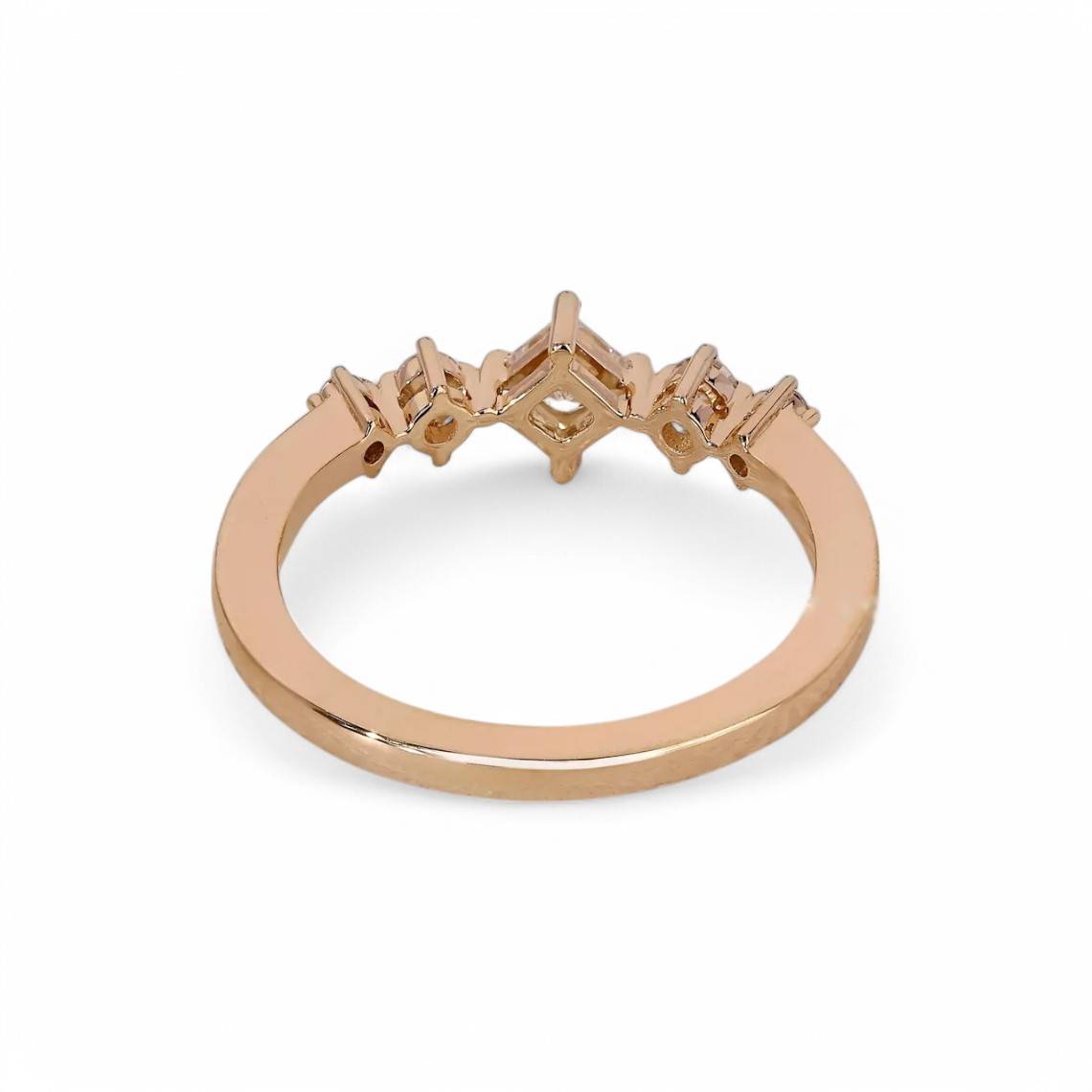 Princess Cut Lab Diamond Ring - GEMPARA