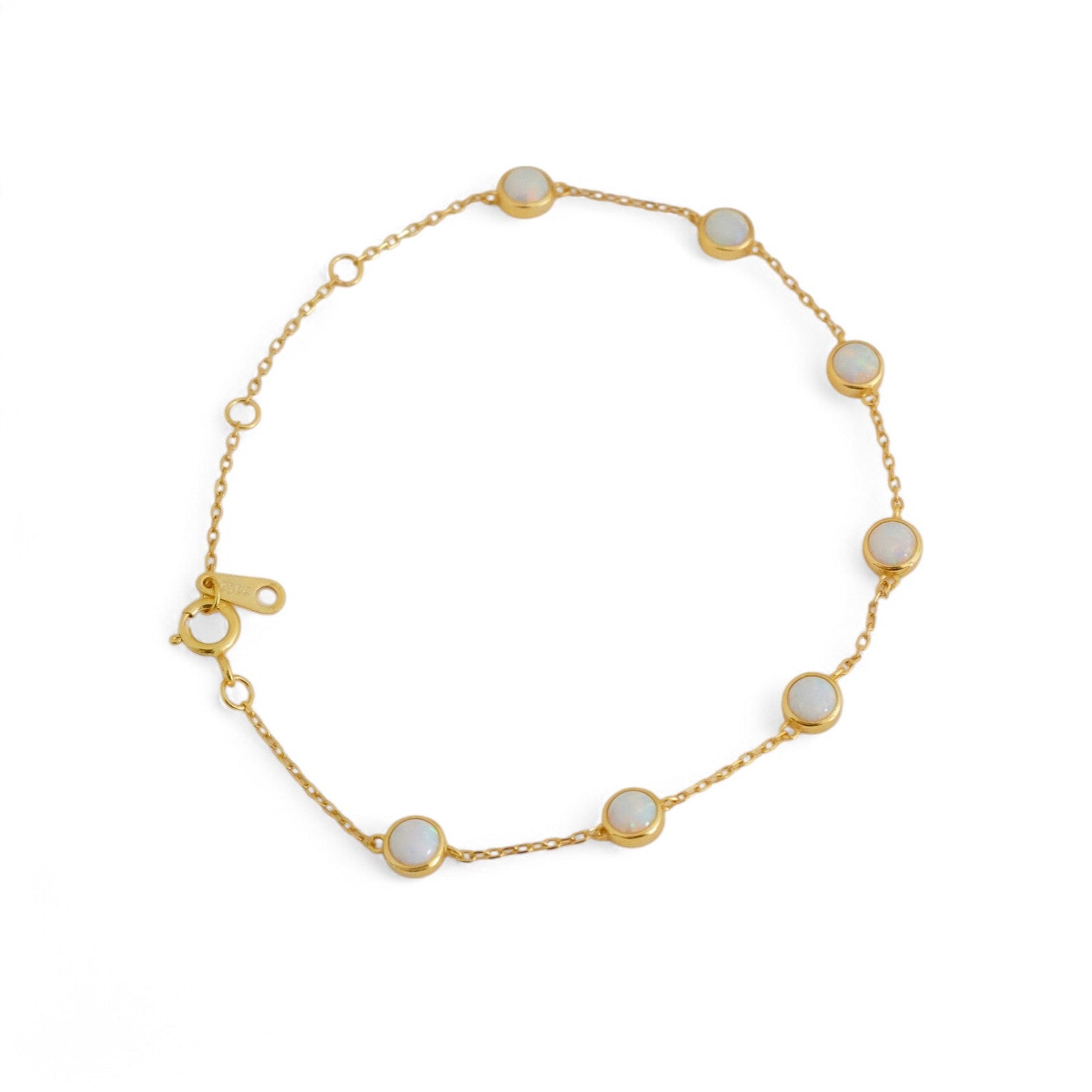 1CT Round-Cut Classic Link Bracelet - GEMPARA