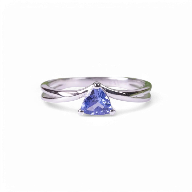 Trillion cut Tanzanite Ring - GEMPARA